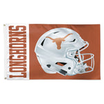 Texas Longhorns HELMET Flag - Deluxe 3' X 5'