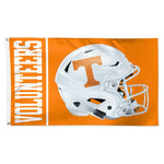 Tennessee Volunteers HELMET Flag - Deluxe 3' X 5'