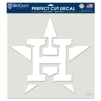 Houston Astros Perfect Cut Decal 17" x 17"