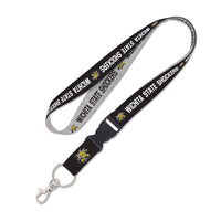 Wichita State Shockers HEATHER Lanyard w/detachable buckle 1"