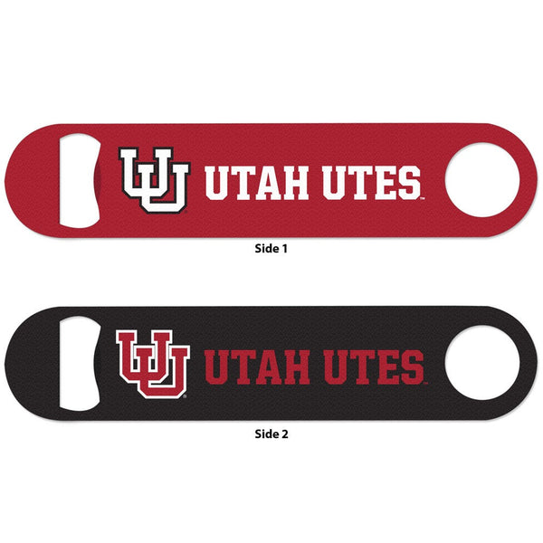 Utah Utes Metal Bottle Opener 2 Sided