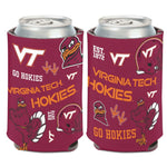 Wholesale-Virginia Tech Hokies SCATTERPRINT Can Cooler 12 oz.