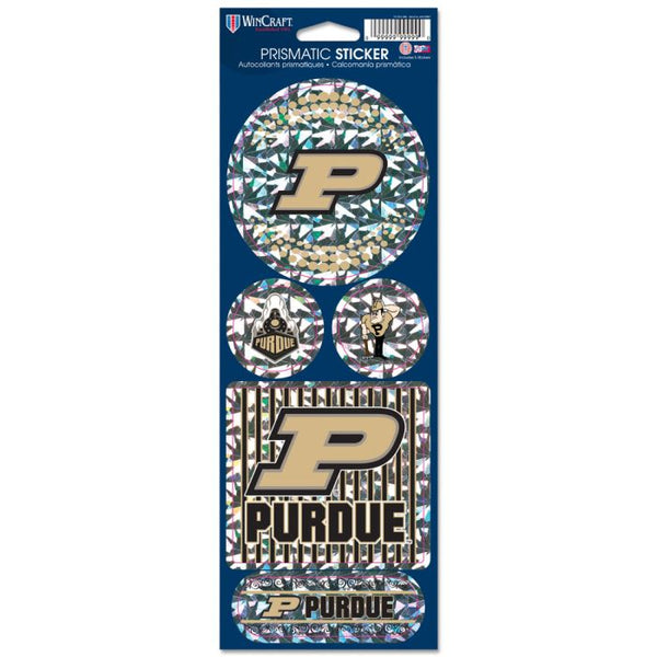 Wholesale-Purdue Boilermakers Prismatic Decal 4" x 11"