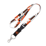 Baltimore Orioles color block Lanyard w/detachable buckle 1"