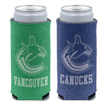 Vancouver Canucks colored heather 12 oz Slim Can Cooler