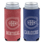Montreal Canadiens colored heather 12 oz Slim Can Cooler