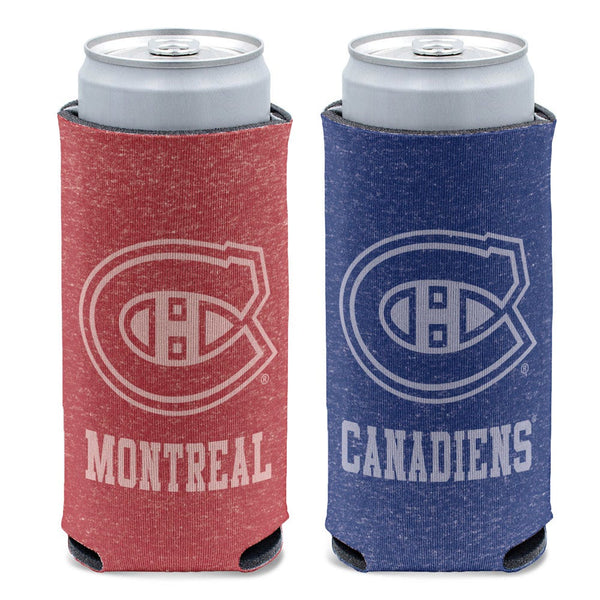Montreal Canadiens colored heather 12 oz Slim Can Cooler