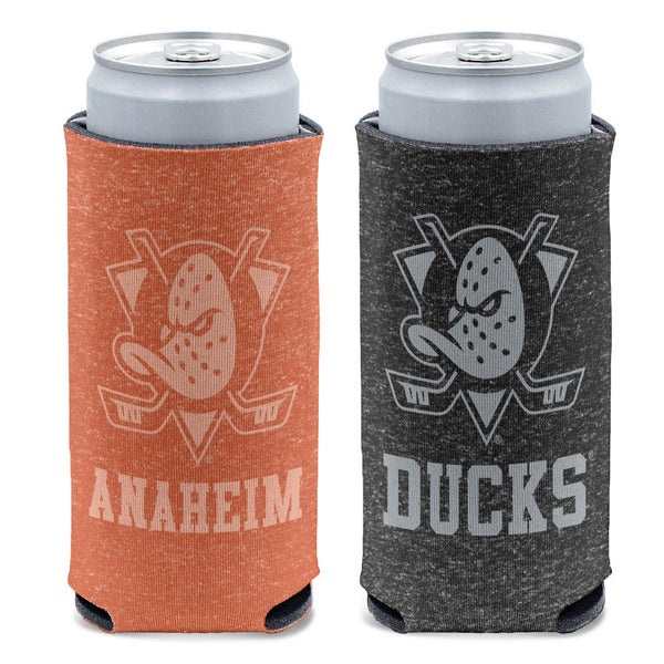 Anaheim Ducks Heathered Colored 12 oz Slim Can Cooler