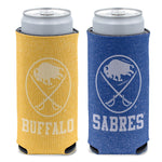 Buffalo Sabres colored heather 12 oz Slim Can Cooler
