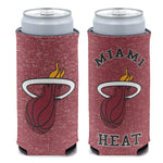 Miami Heat colored heather 12 oz Slim Can Cooler