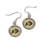 Wholesale-Colorado Buffaloes Earrings Jewelry Carded Round