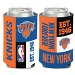 New York Knicks color block Can Cooler 12 oz.
