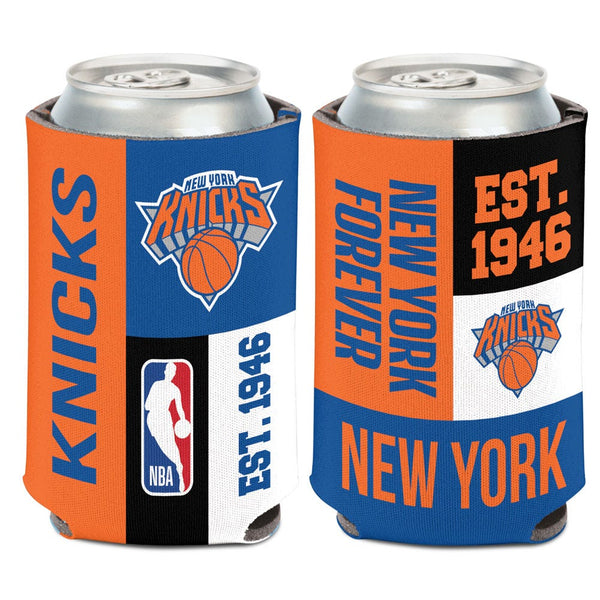New York Knicks color block Can Cooler 12 oz.
