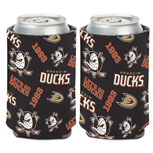 Anaheim Ducks SCATTER PRINT Can Cooler 12 oz.