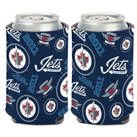 Winnipeg Jets scatter Can Cooler 12 oz.