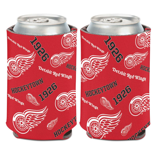 Detroit Red Wings scatter Can Cooler 12 oz.