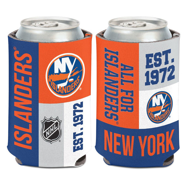 New York Islanders color block Can Cooler 12 oz.
