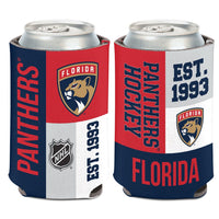 Florida Panthers color block Can Cooler 12 oz.