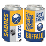 Buffalo Sabres color block Can Cooler 12 oz.