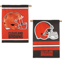 Cleveland Browns Vertical Flag 2 Sided 28" x 40"