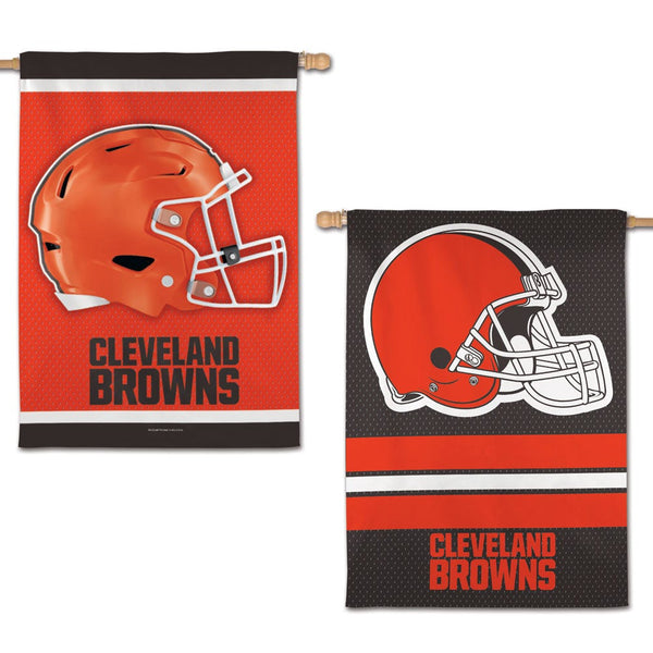 Cleveland Browns Vertical Flag 2 Sided 28" x 40"