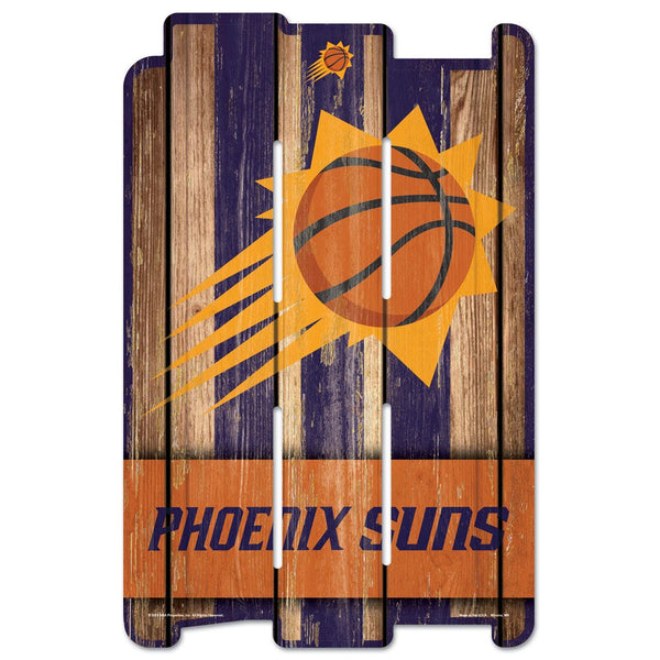 Phoenix Suns Wood Fence Sign