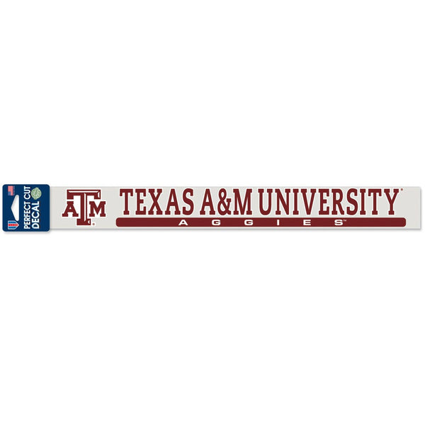 Texas A&M Aggies Perfect Cut Decals 2" x 17"