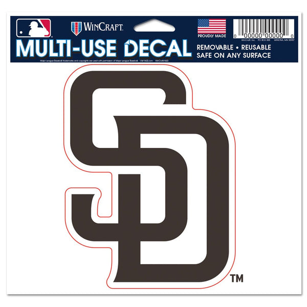San Diego Padres Multi-Use Decal - cut to logo 5" x 6"