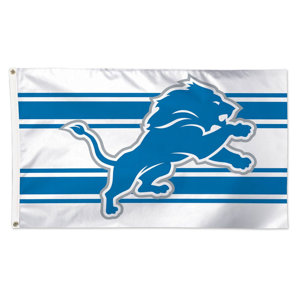 Detroit Lions Away Stripes Flag - Deluxe 3' X 5'