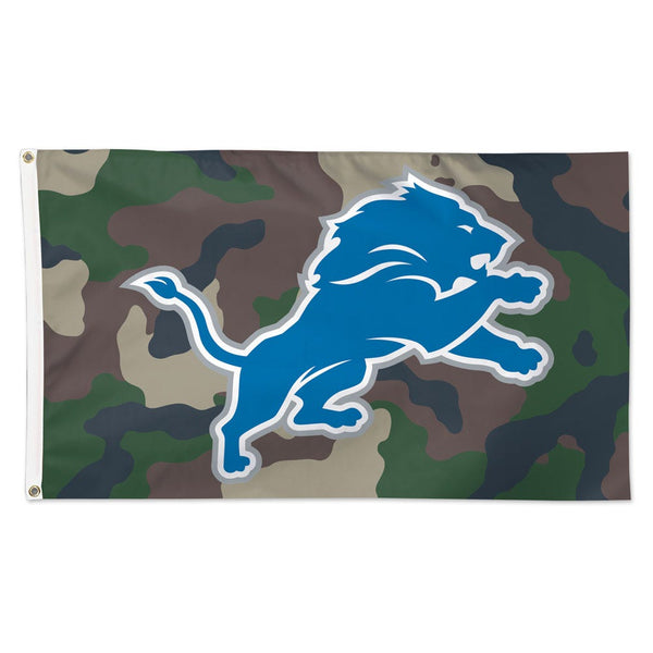 Detroit Lions CAMO Flag - Deluxe 3' X 5'