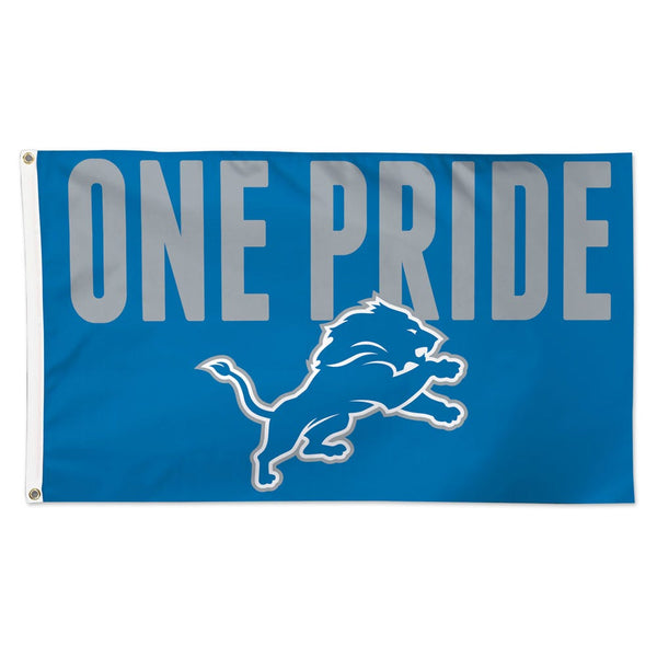 Detroit Lions slogan Flag - Deluxe 3' X 5'