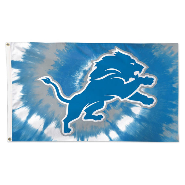 Detroit Lions Tie Dye Flag - Deluxe 3' X 5'