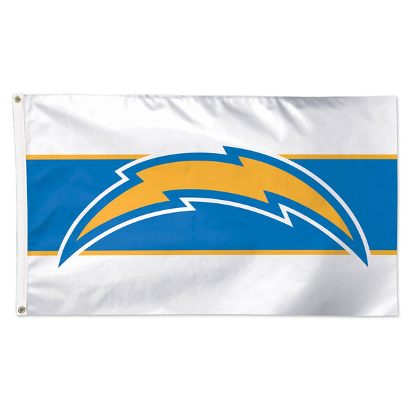 Los Angeles Chargers Away Stripes Flag - Deluxe 3' X 5'