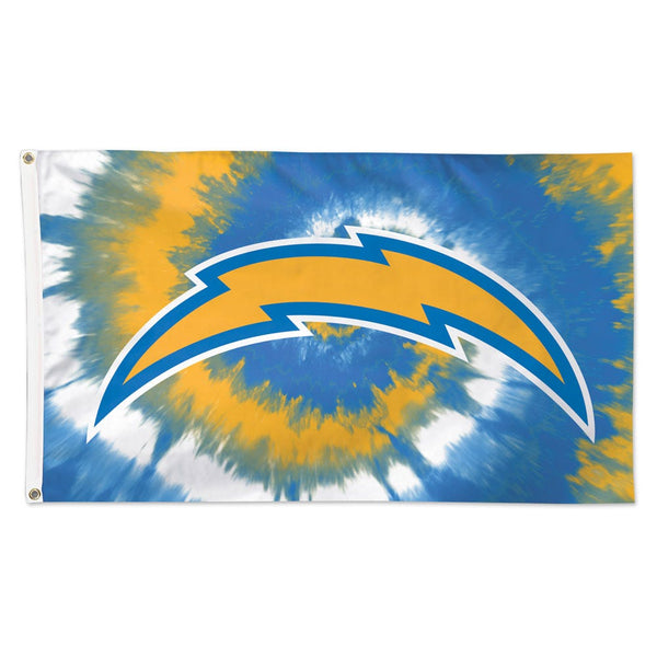 Los Angeles Chargers Tie Dye Flag - Deluxe 3' X 5'