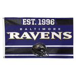 Baltimore Ravens Established Flag - Deluxe 3' X 5'