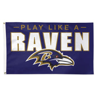 Baltimore Ravens Slogan Flag - Deluxe 3' X 5'