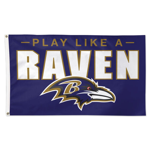 Baltimore Ravens Slogan Flag - Deluxe 3' X 5'