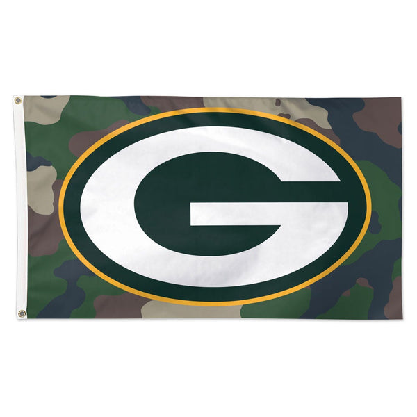 Green Bay Packers CAMO Flag - Deluxe 3' X 5'