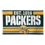 Green Bay Packers Established Flag - Deluxe 3' X 5'
