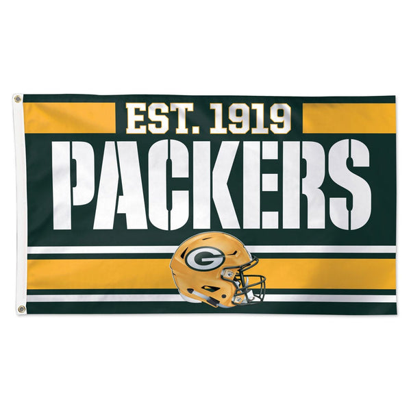 Green Bay Packers Established Flag - Deluxe 3' X 5'