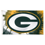 Green Bay Packers Tie Dye Flag - Deluxe 3' X 5'