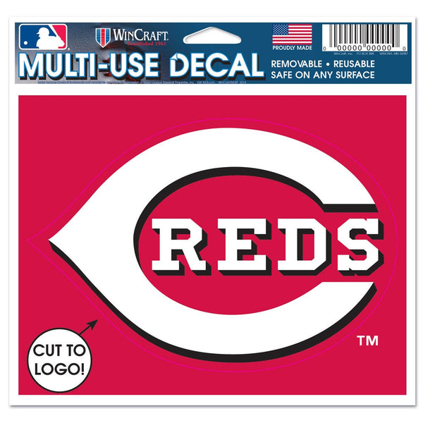 Cincinnati Reds Multi-Use Decal - cut to logo 5" x 6"