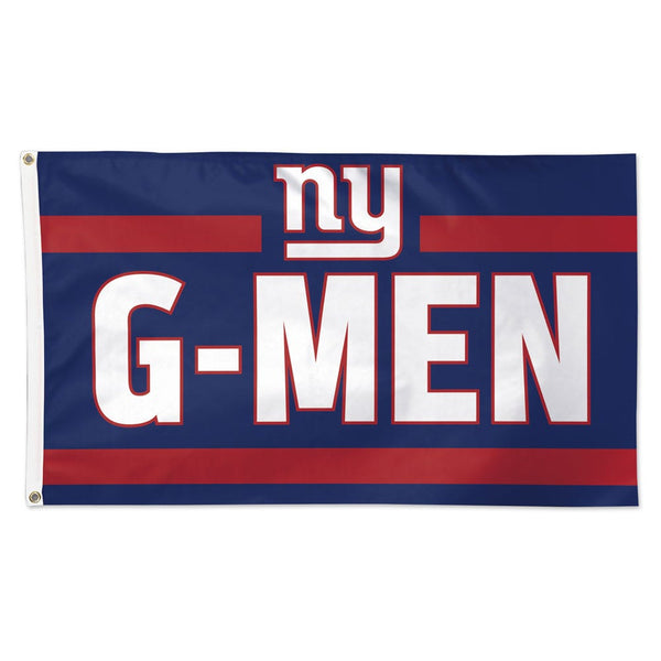 New York Giants Slogan Flag - Deluxe 3' X 5'