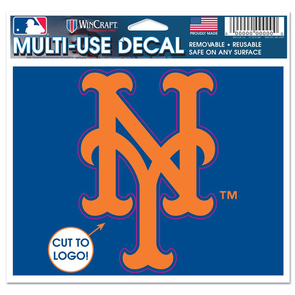 New York Mets Multi-Use Decal - cut to logo 5" x 6"