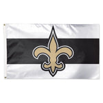 New Orleans Saints Away Stripes Flag - Deluxe 3' X 5'