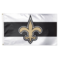 New Orleans Saints Away Stripes Flag - Deluxe 3' X 5'