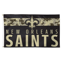 New Orleans Saints Digi Camo Flag - Deluxe 3' X 5'