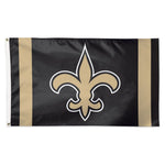 New Orleans Saints Vertical Stripes Flag - Deluxe 3' X 5'