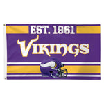 Minnesota Vikings Established Flag - Deluxe 3' X 5'