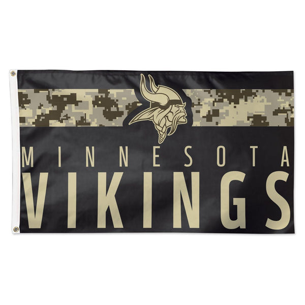 Minnesota Vikings Digi Camo Flag - Deluxe 3' X 5'